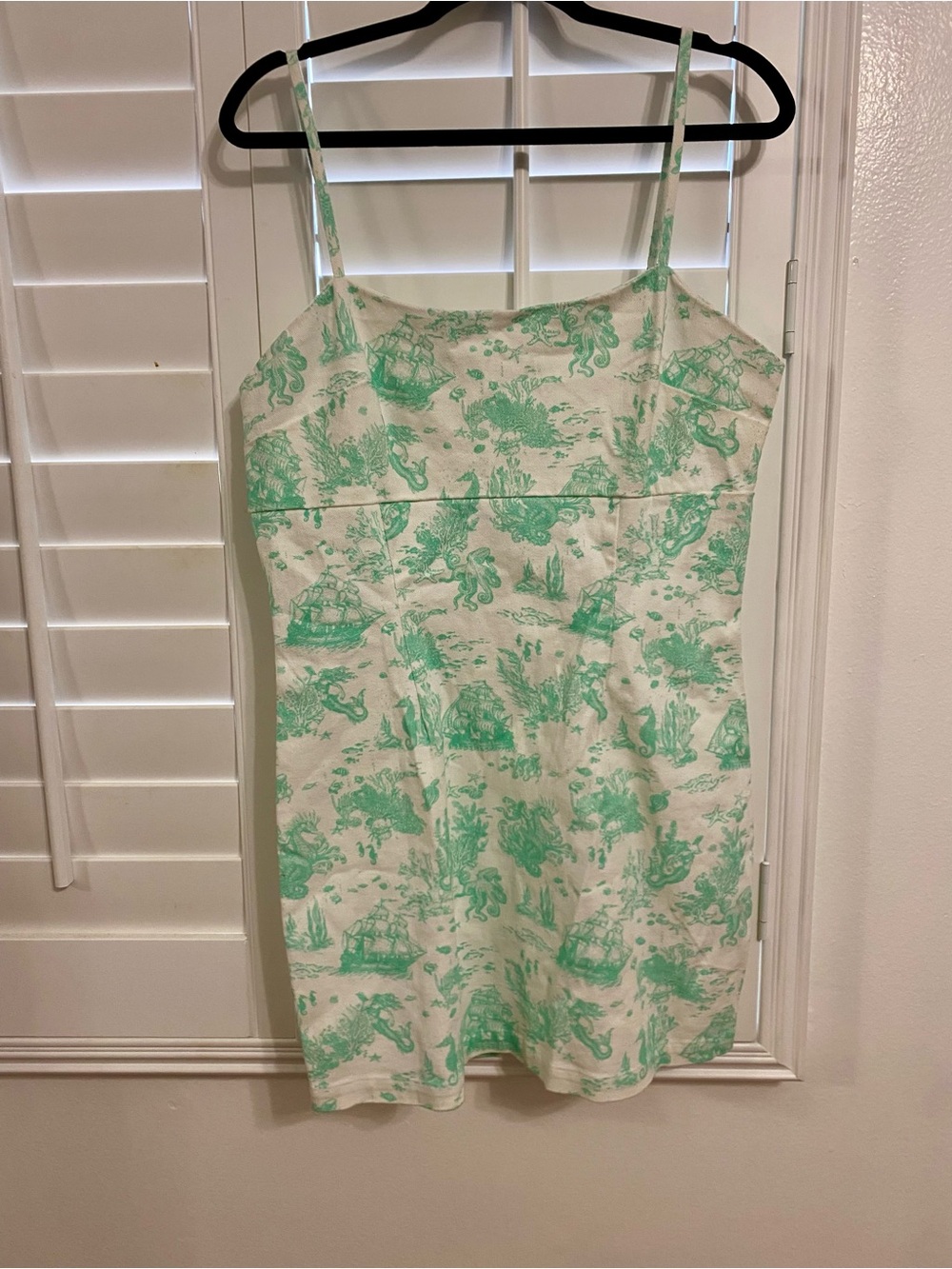 Avec Le Filles “ Just the Sea Mini Dress size Large with tags